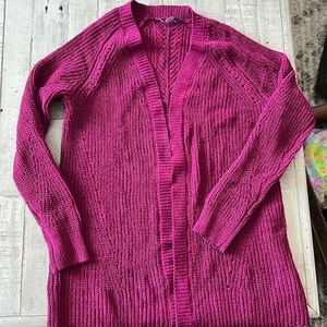 Women's Medium Chenille Cardigan
